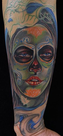 Mike Demasi - Day of the dead girl tattoo